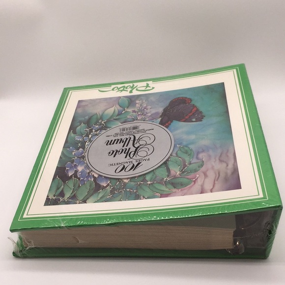 Vintage 100 Page Magnetic Photo Album Butterfly - Picture 8 of 11